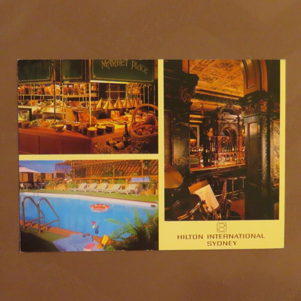 Hilton International Sydney Australia VTG Vintage Postcard